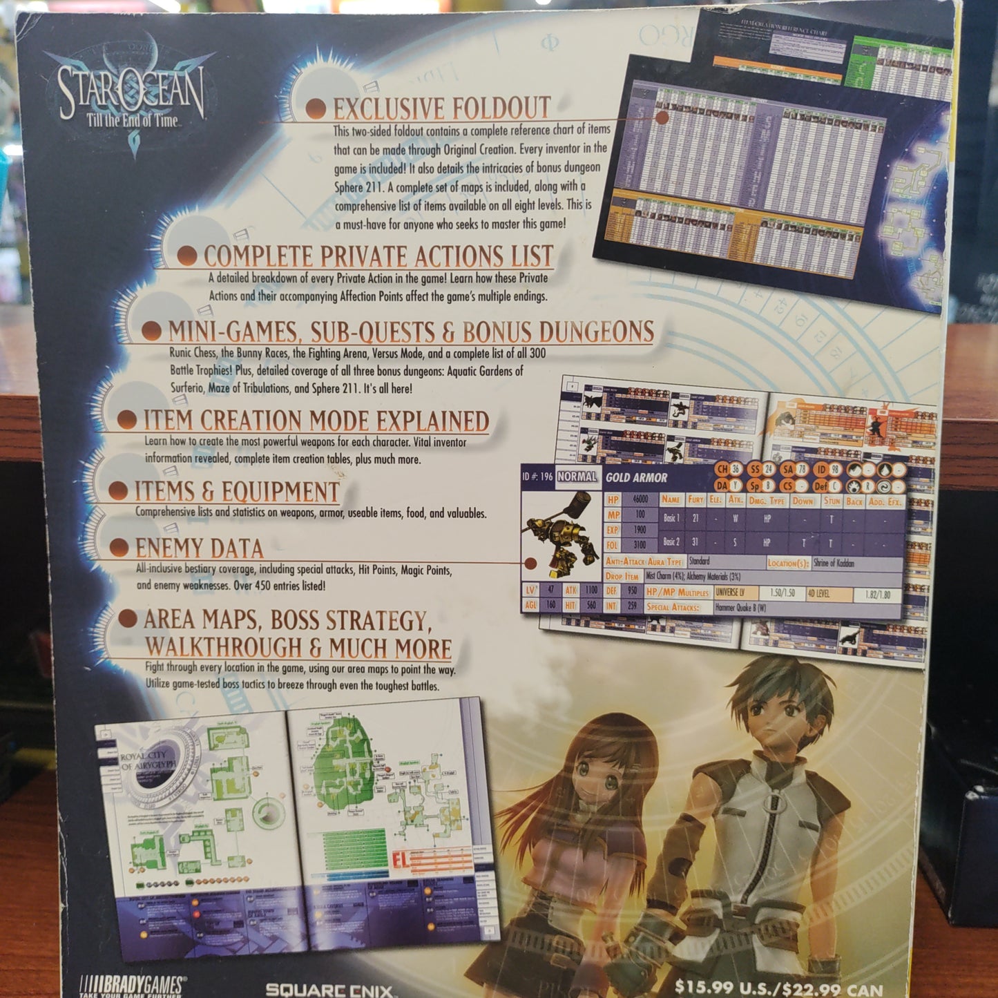 Brady Games Star Ocean: Till the End of Time Strategy Guide