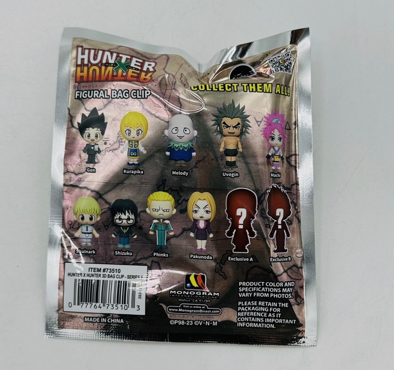 Hunter X Hunter Series 2 Monogram Bag Clips