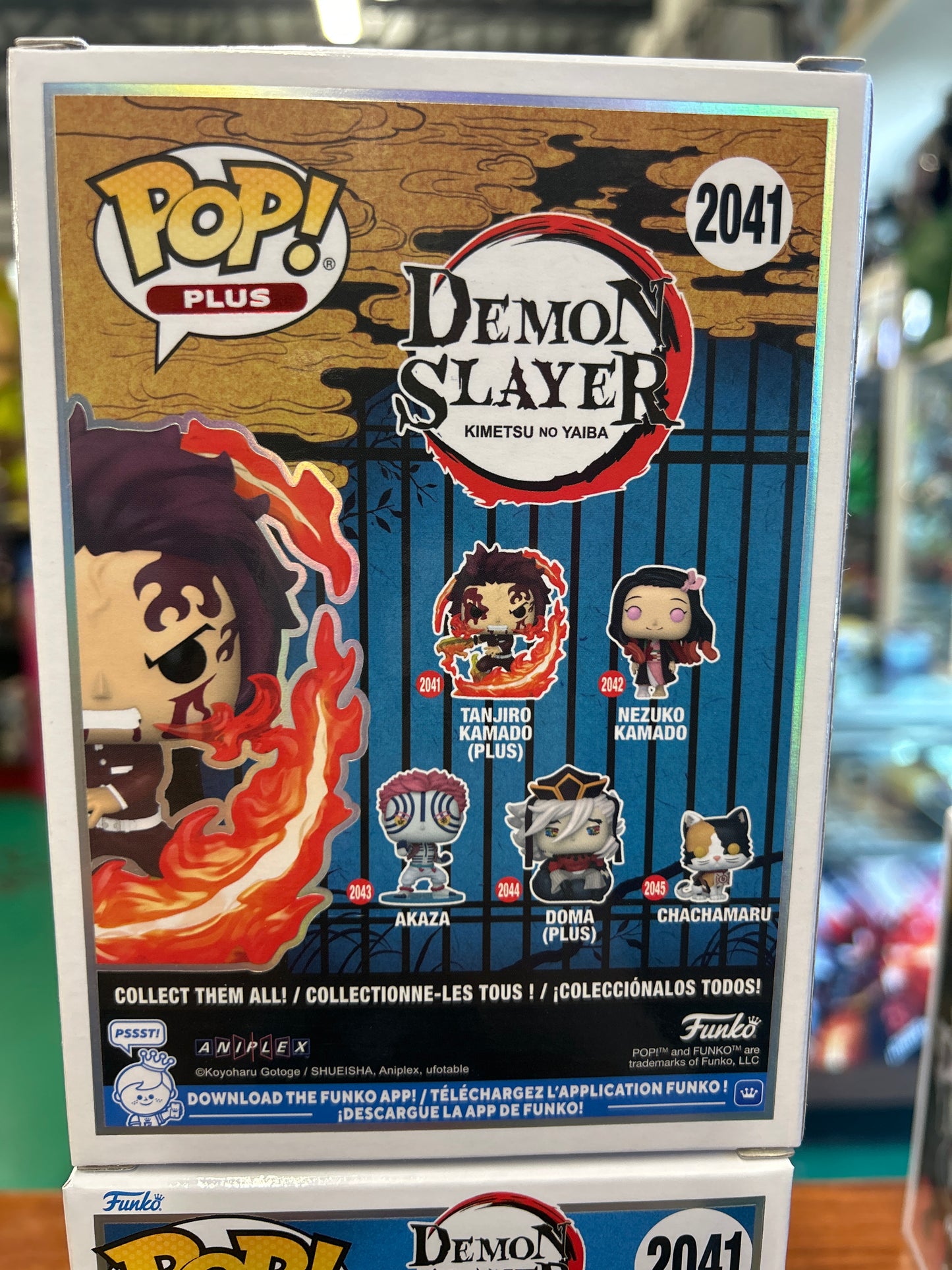 Demon Slayer Tanjiro Kamado Fire Dancing Flash Plus Funko Pop