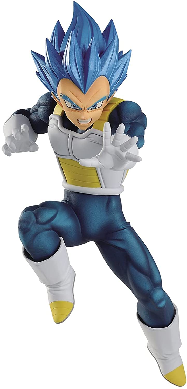 Dragon Ball Z Super Saiyan God Blue Vegeta Statue