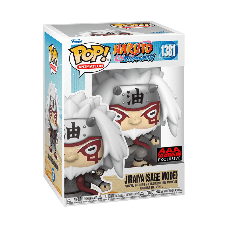 Naruto Shippuden Jiraiya Sage Mode AAA Anime Exclusive Funko Pop