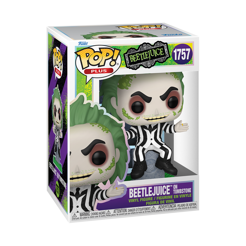 Beetlejuice Beetlejuice on Tombstone Funko Pop