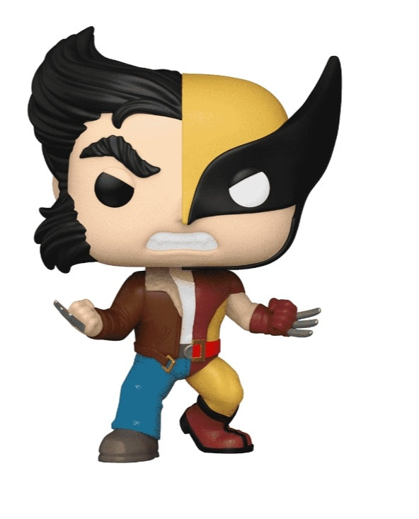 Marvel Comics Split Logan/Wolverine Funko Pop