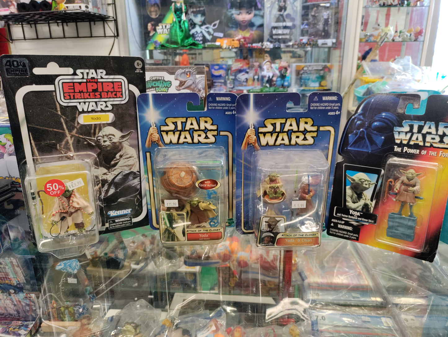 Star Wars Yoda Figure Lot