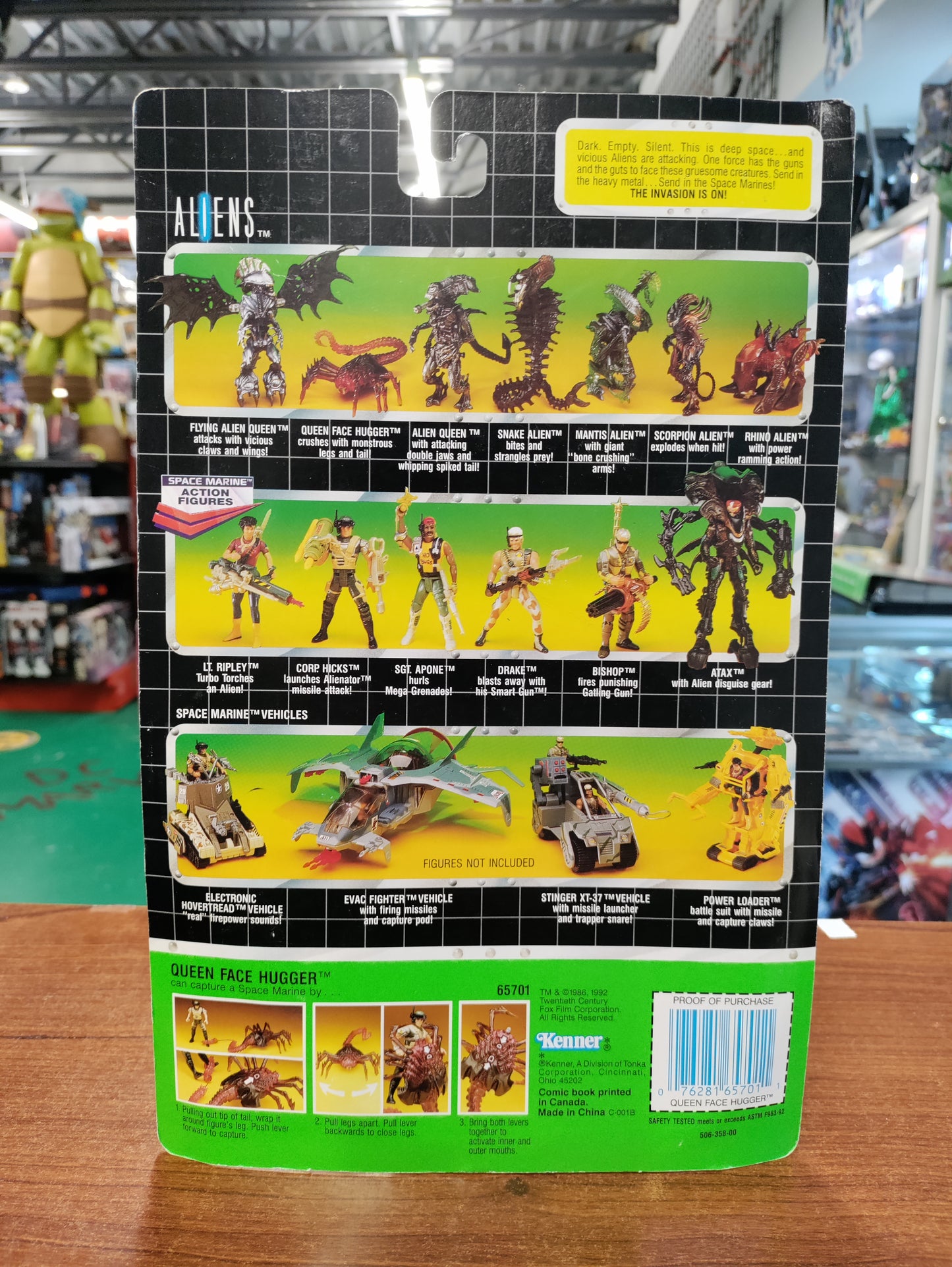 Kenner Aliens Action Figure Queen Face Hugger