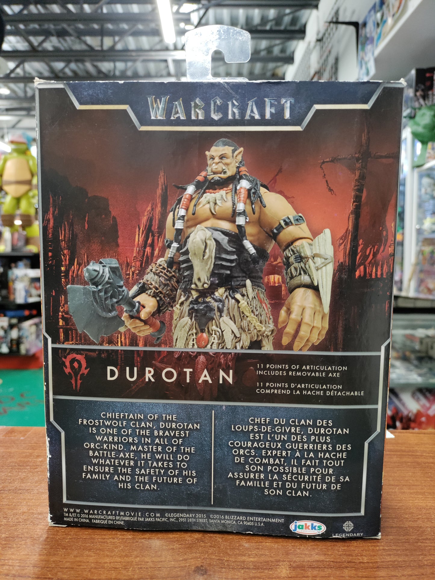 Warcraft The movie Action Figure Durotan
