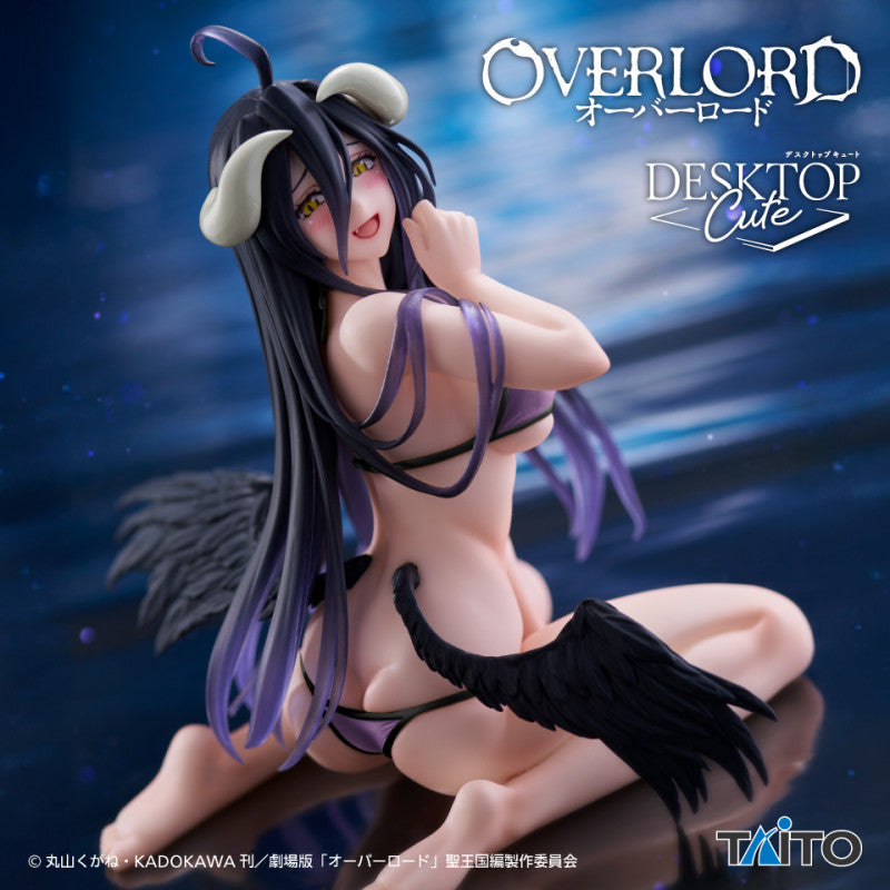 Taito Desktop Cute Albedo figure in the Swimsuit Ver. Renewal Edition