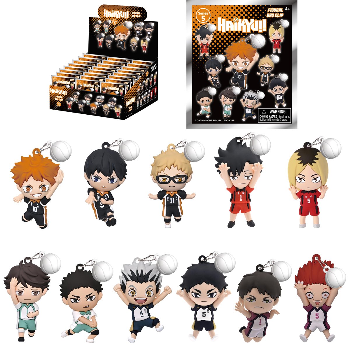 Monogram Haikyu!! Series 5 Figural Bag Clips