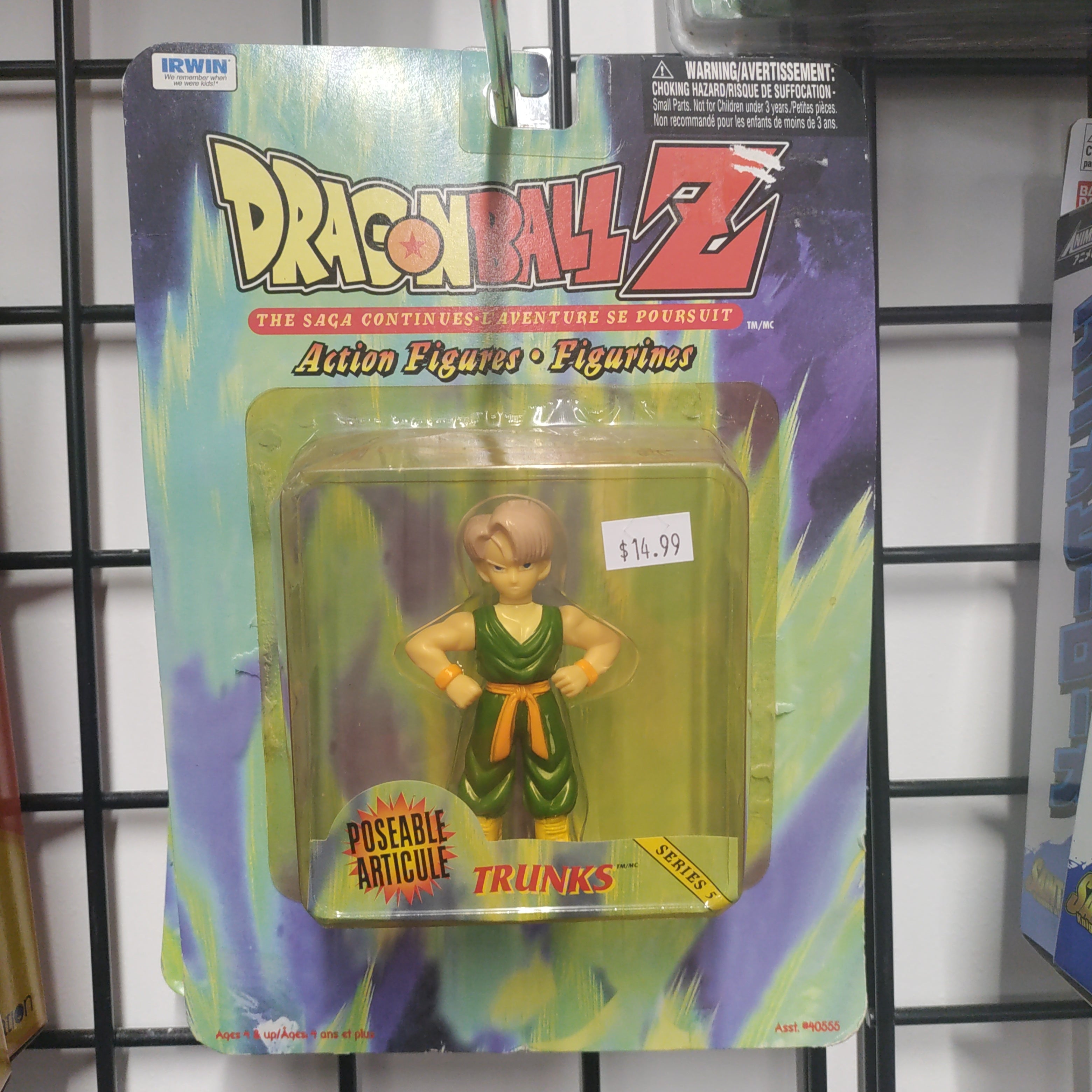 Dragon ball z fashion the saga continues toy