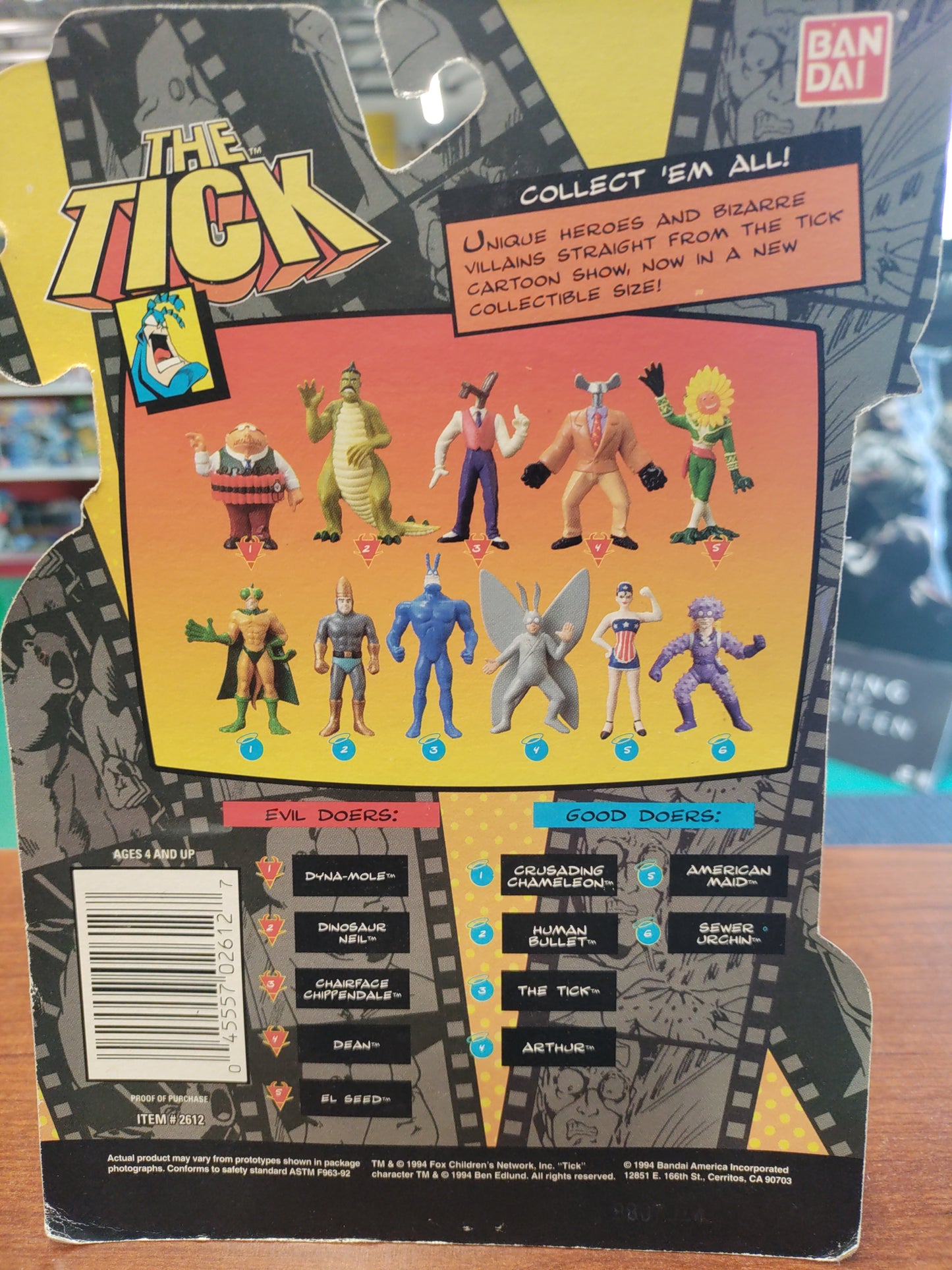 Bandai The Tick Crusading Chameleon