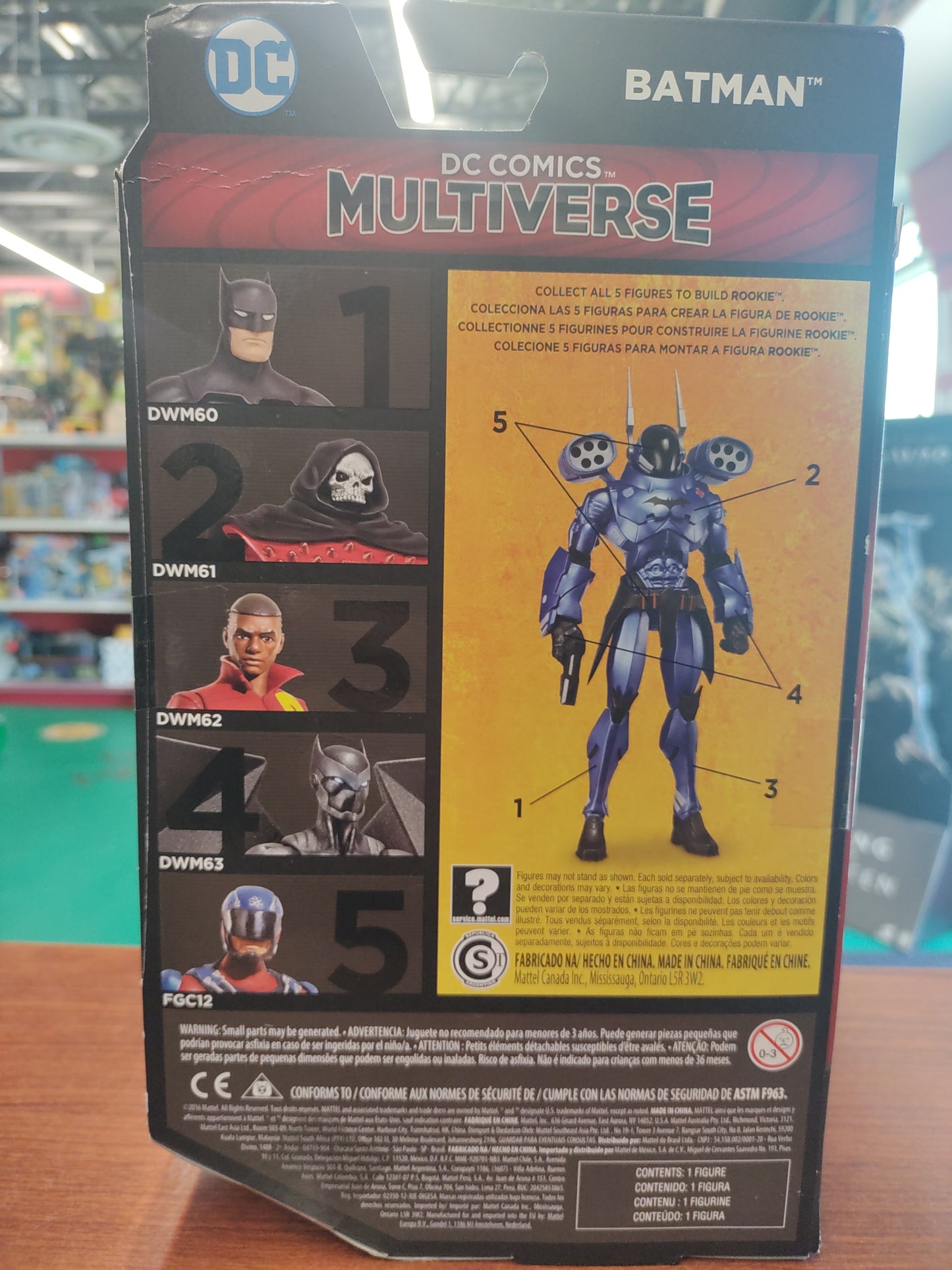 DC Multiverse DC Rebirth Rookie Batman