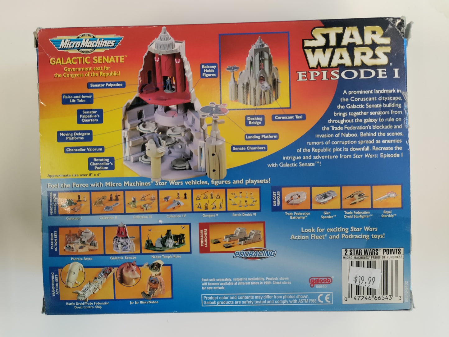 Star Wars Episode 1 Galactic Senate MicroMachines