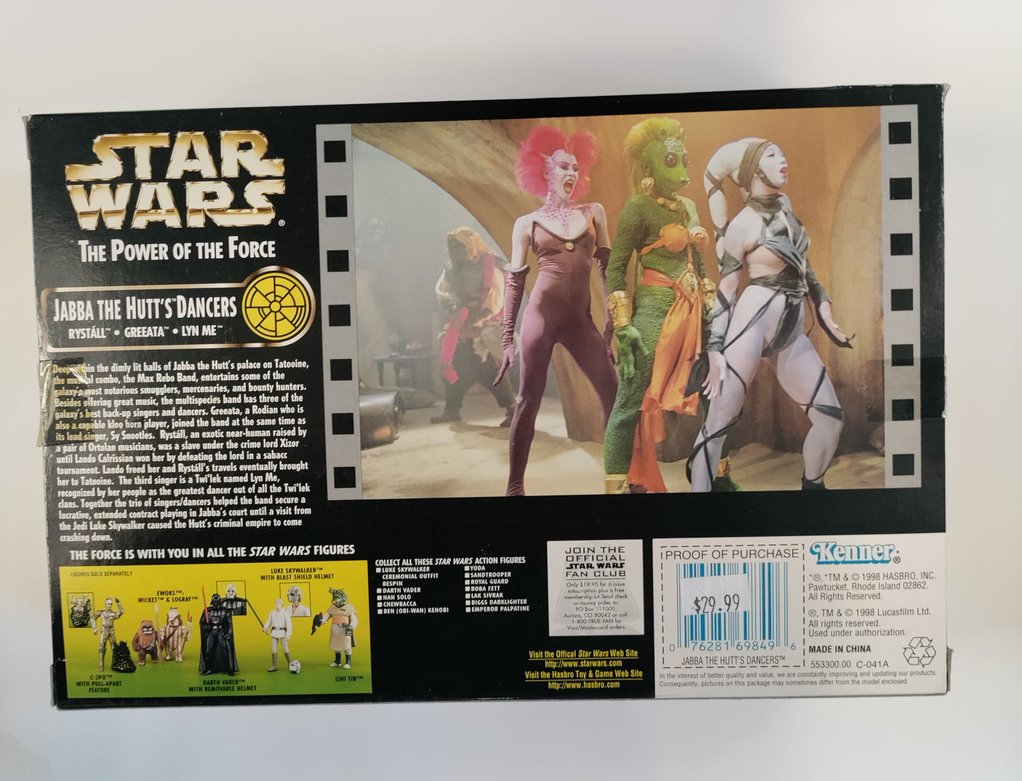 Star Wars The Power Of The Force Jabba The Hutt's Dancers