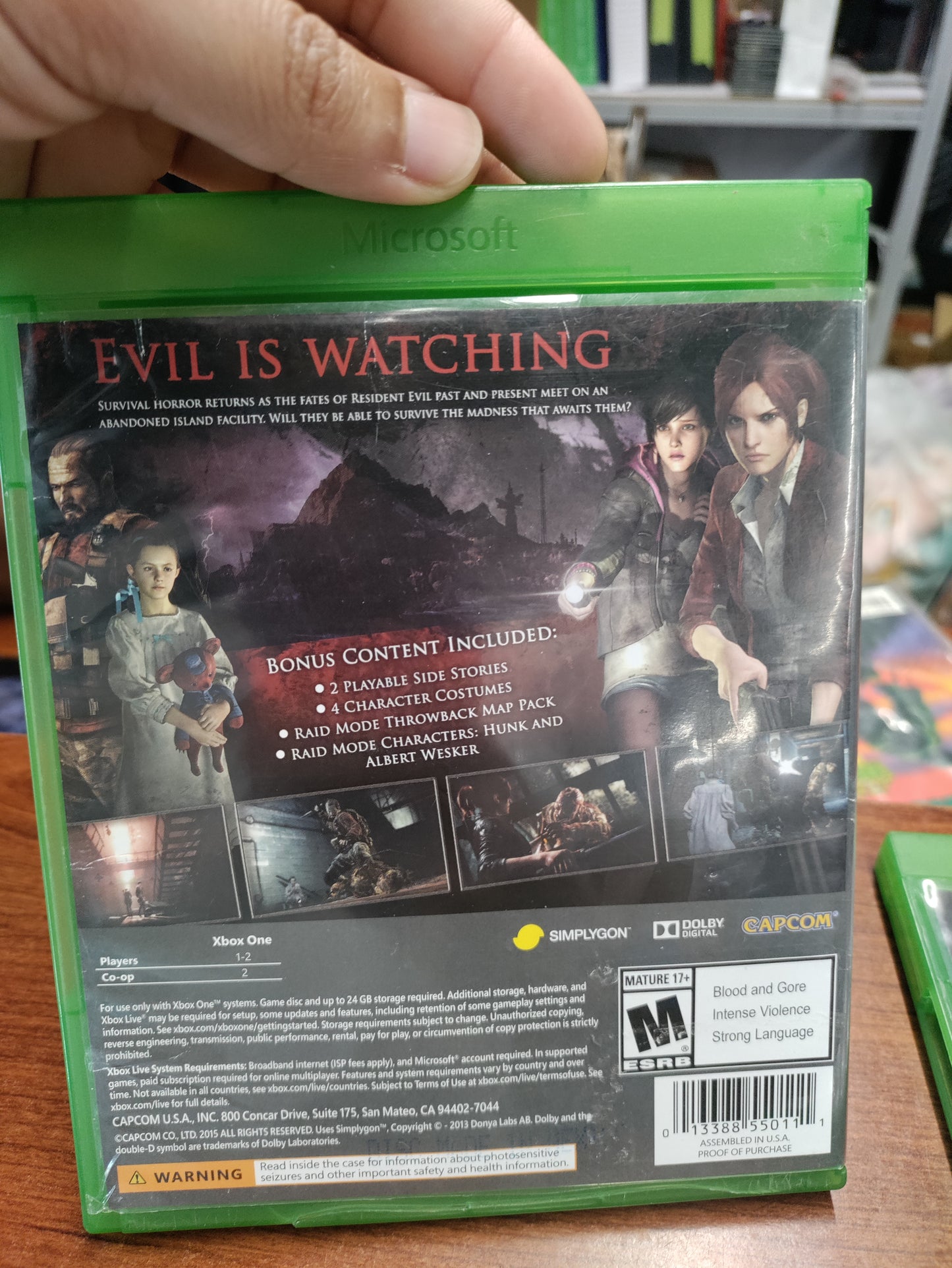 XBOXONE Resident Evil Revelations 2
