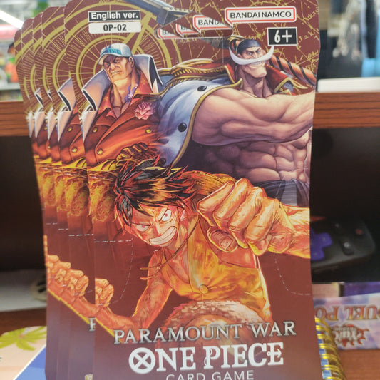 One Piece Paramount War Card Game Booster Packs