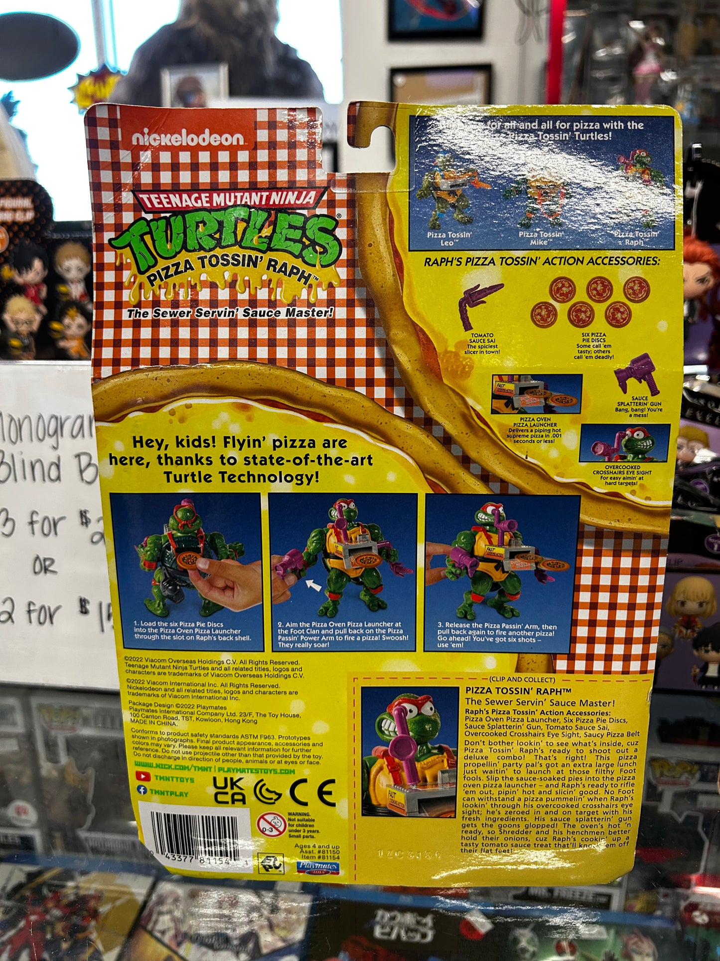 Teenage Mutant Ninja Turtles Pizza Tossing