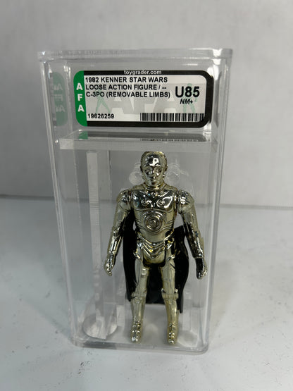 1982 Kenner Star Wars Loose Action Figure /C-3PO Removable Limbs AFA U85 NM+ (19626259)