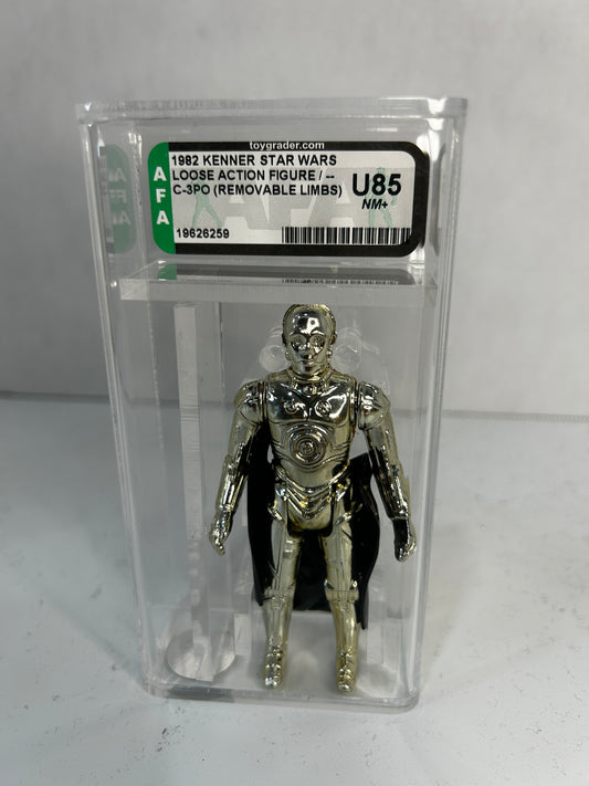 1982 Kenner Star Wars Loose Action Figure /C-3PO Removable Limbs AFA U85 NM+ (19626259)