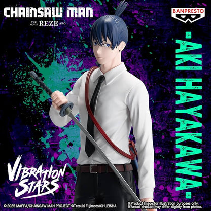 Banpresto - Chainsaw Man The Movie: Reze Arc - AKI Hayakawa Vibration Stars Figure