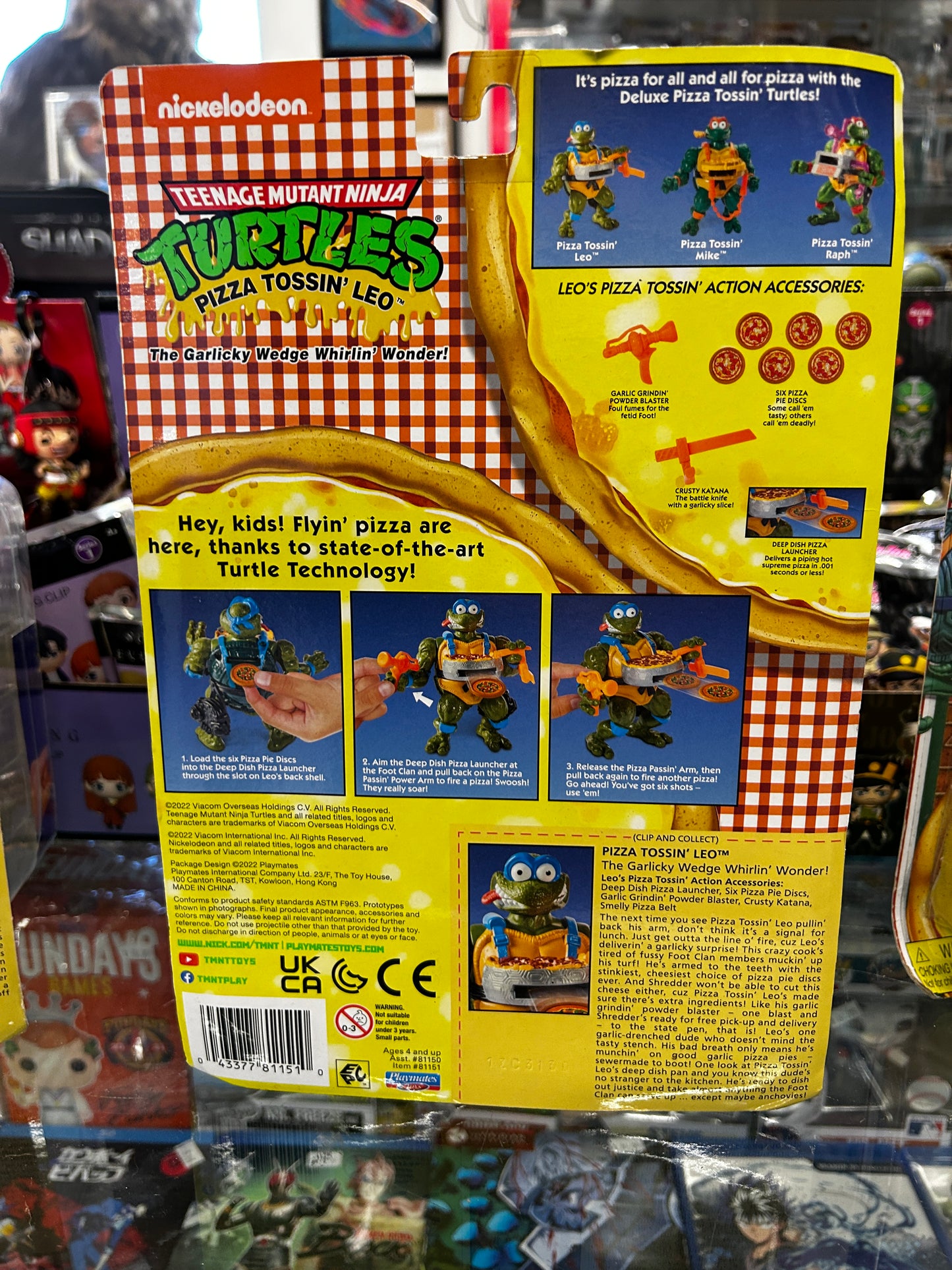 Teenage Mutant Ninja Turtles Pizza Tossing