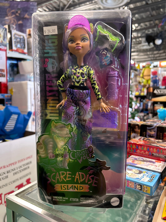 Monster High Scaredise Island Clawdeen Wolf
