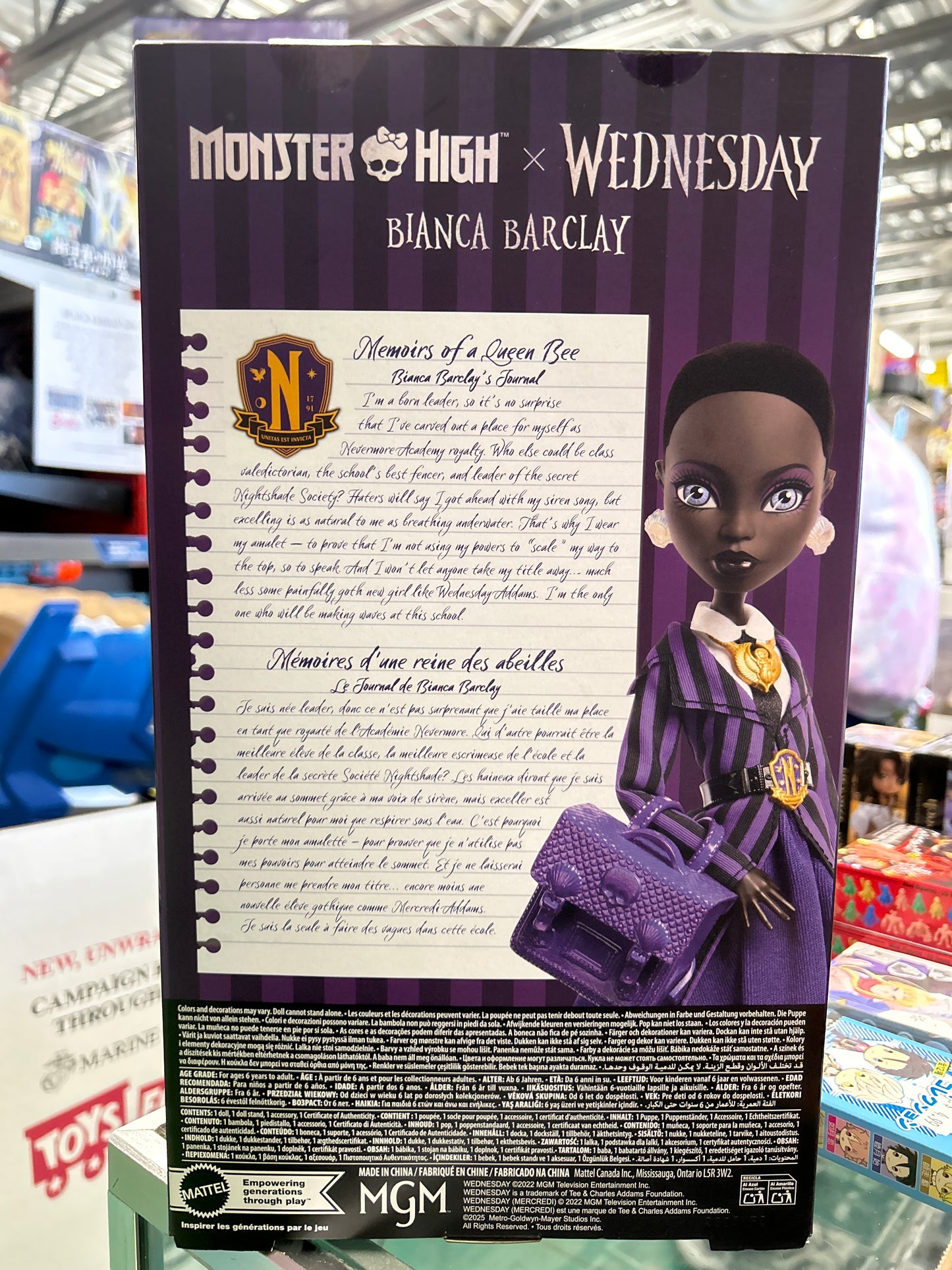 Monster High x Wednesday Bianca Barclay Doll