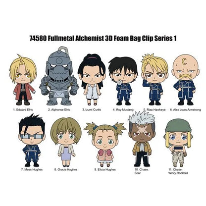 Monogram Fullmetal Alchemist: Brotherhood Characters Figural Bag Clip