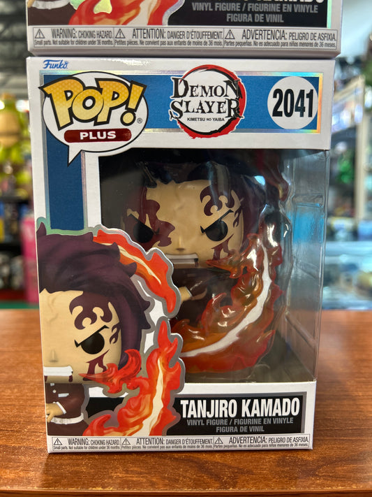 Demon Slayer Tanjiro Kamado Fire Dancing Flash Plus Funko Pop
