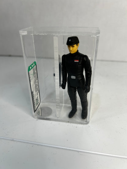 1980 Kenner Star Wars Loose Action Figure / HK Imperial Commander (Flesh Face/Curved Brown Eyes) AFA U75 (17415150)