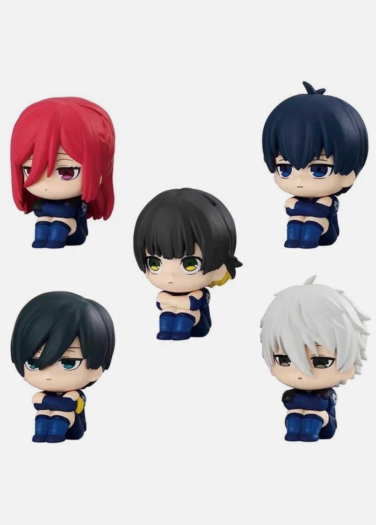 Blue Lock Set of 5 Gashapons Mini Figures
