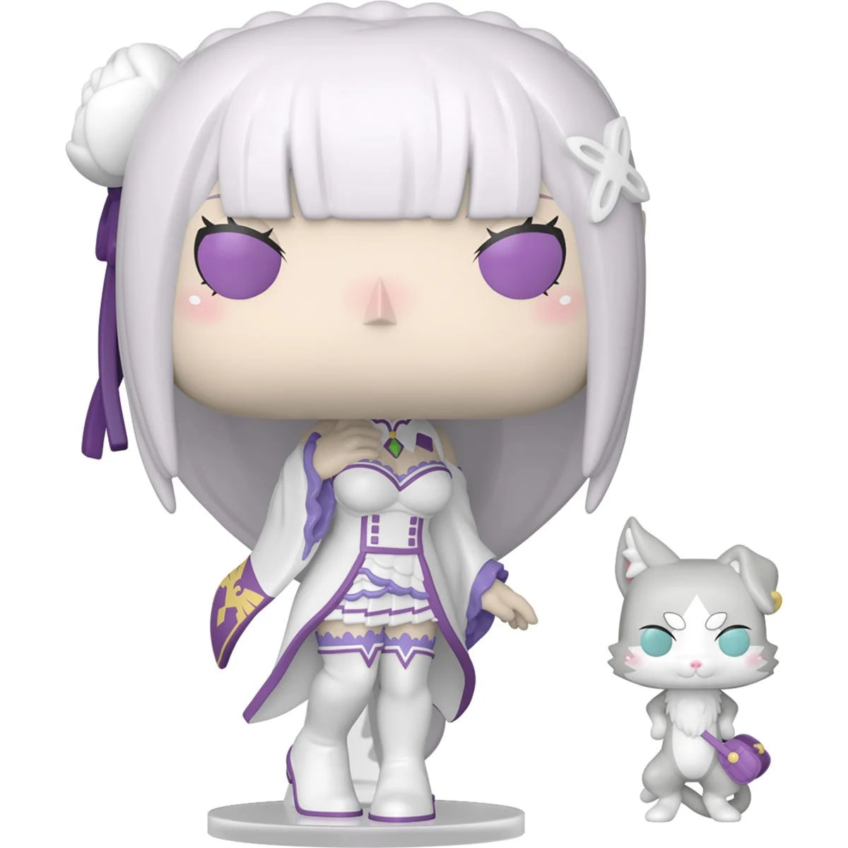 Re:Zero Emilia with Puck Funko Pop