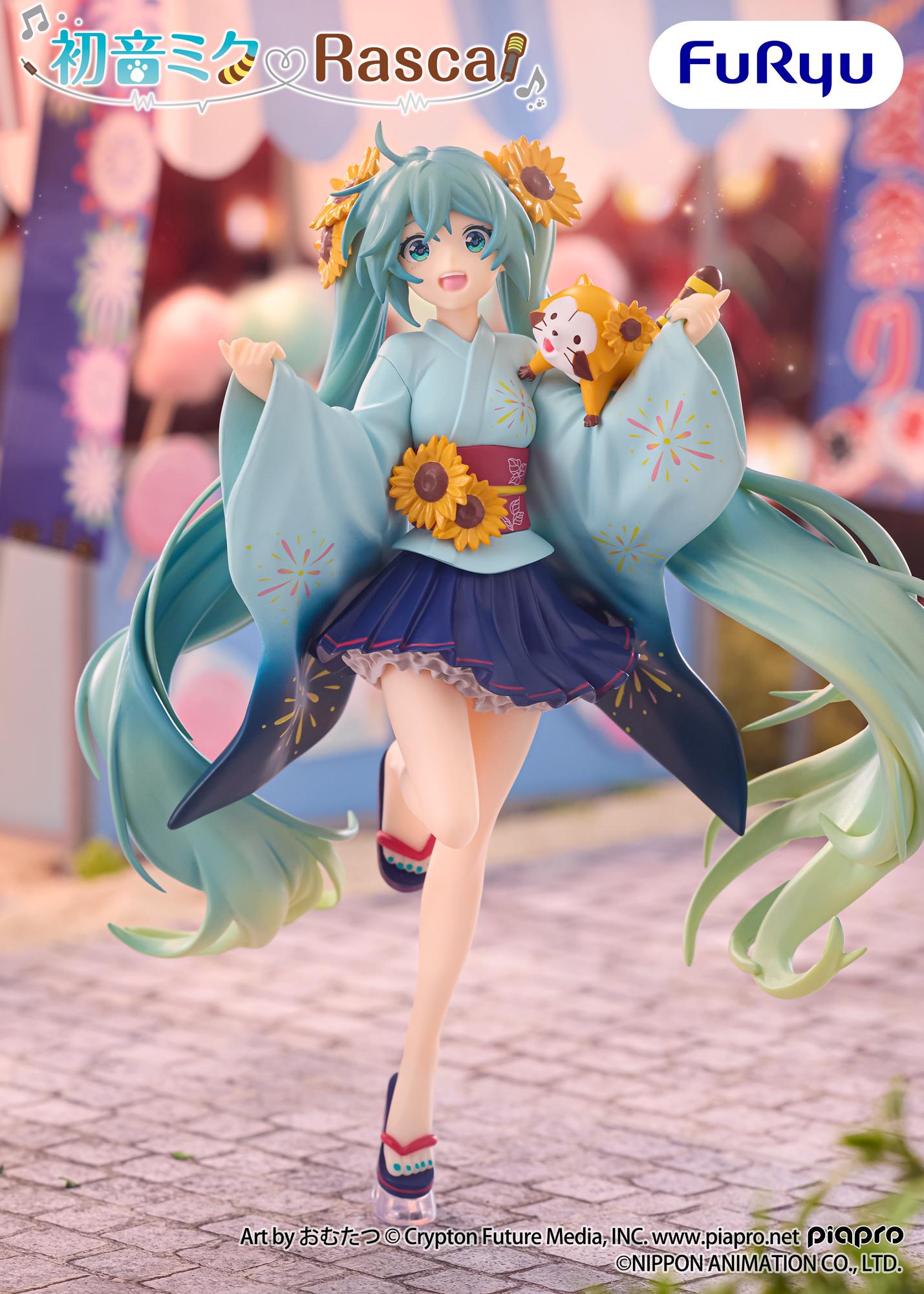 Hatsune Miku Special Figure- Miku X Rascal Summer Festival Ver.