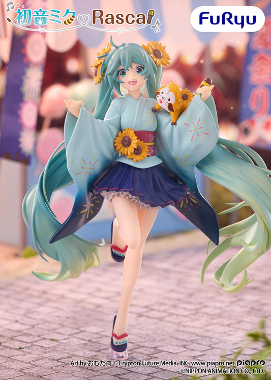 Hatsune Miku Special Figure- Miku X Rascal Summer Festival Ver.