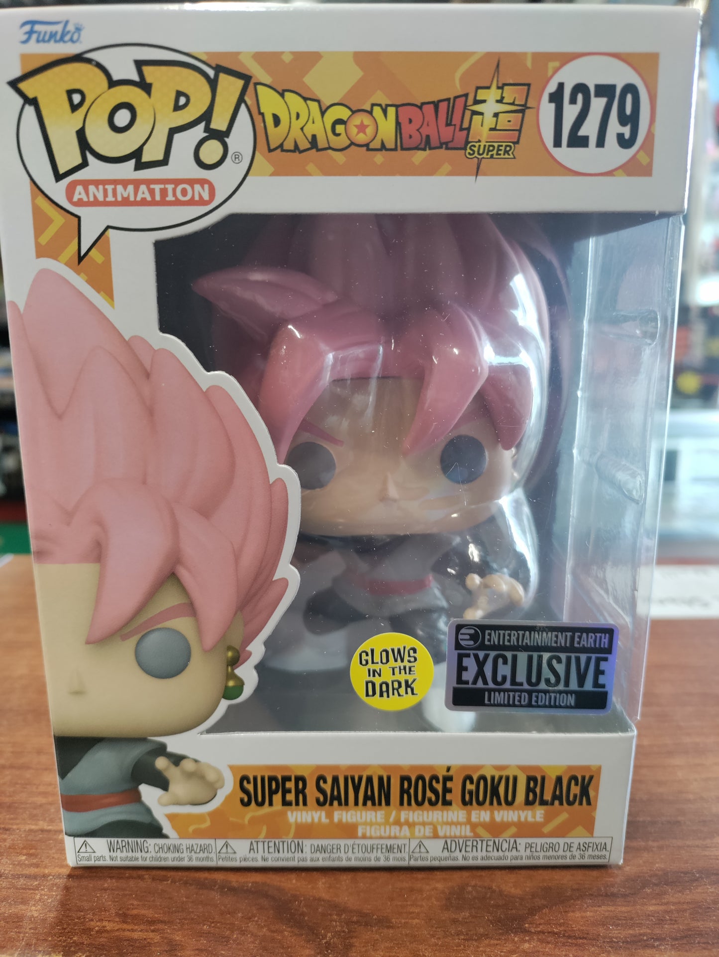 Funko Pop Dragon Ball Super Saiyan Goku Rosé