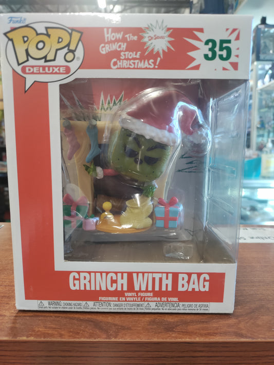 Funko Pop How the Grinch stole Christmas Grinch with Bag