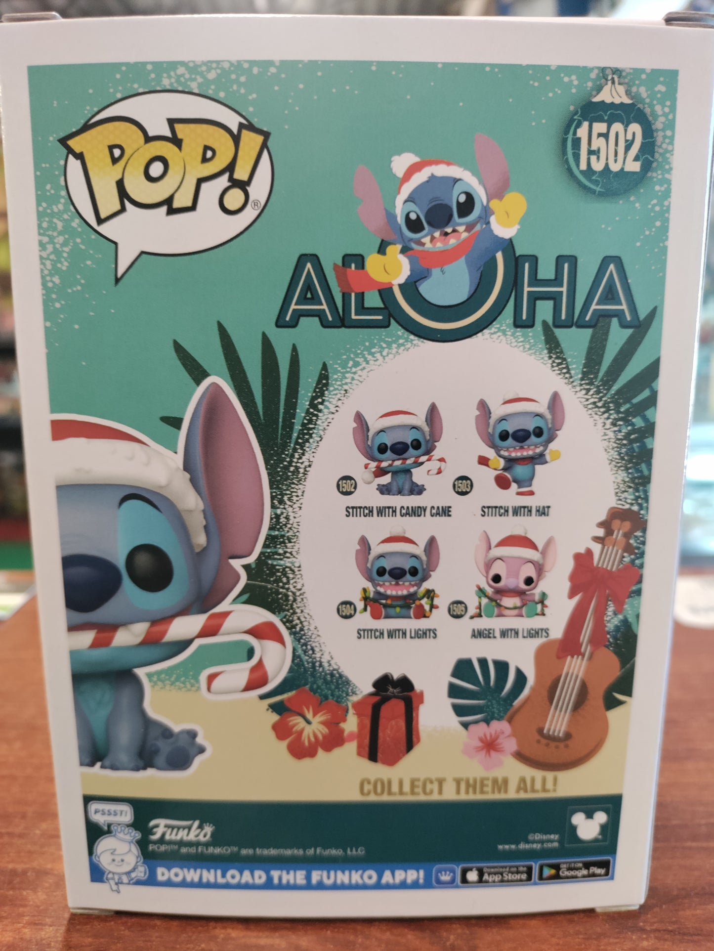 Funko Pop Lilo & Stitch: Stitch with Candy Cane