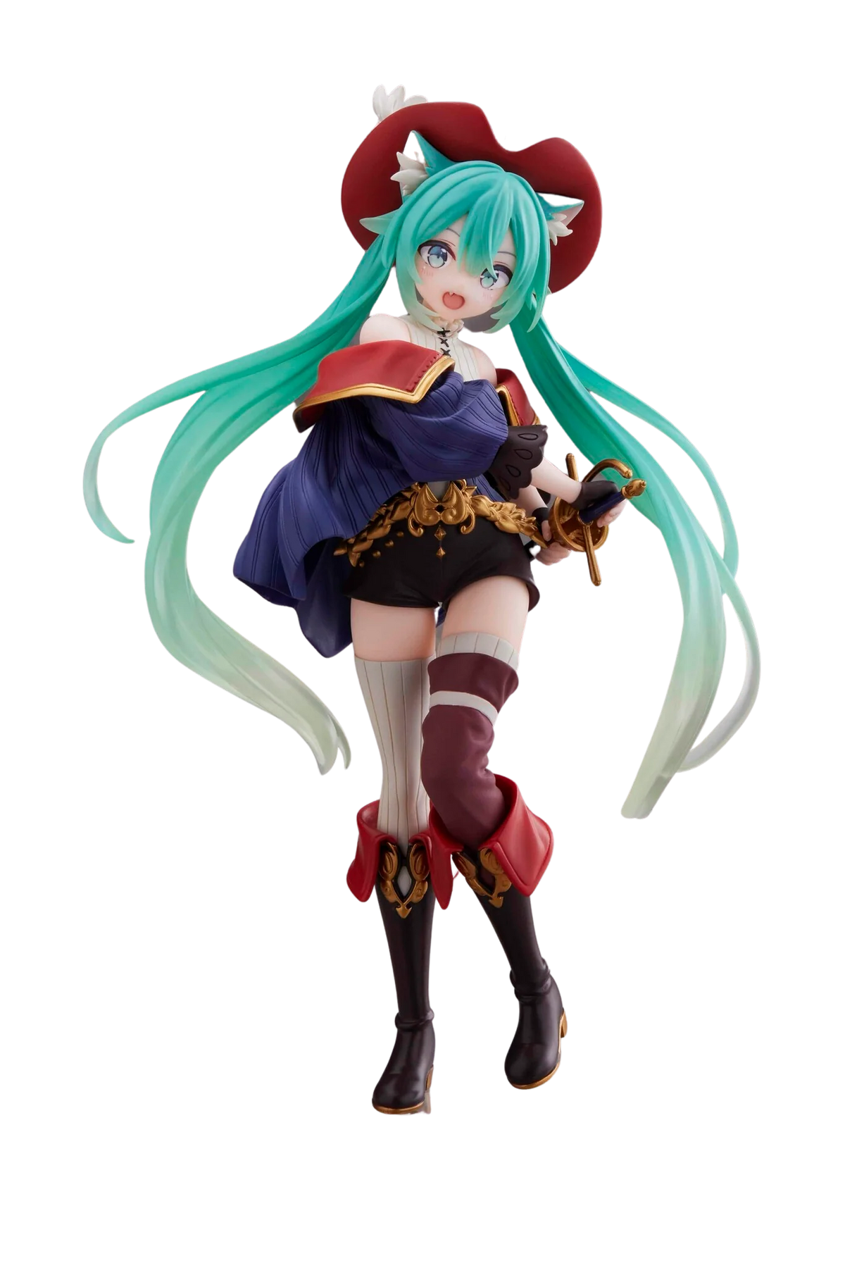 Hatsune Miku Wonderland Puss in Boots Figure