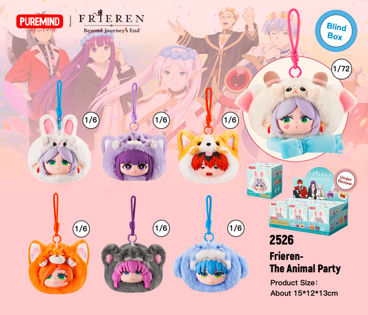 Frieren: Beyond Journey's End Frieren- The Animal Party Random Vinyl Plush Toy