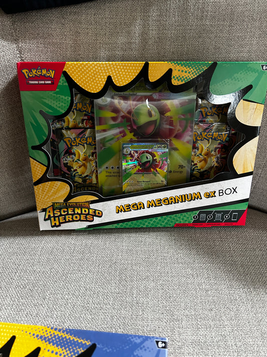 Pokemon TCG Mega Evolutions Ascended Heroes Mega Meganium EX Box