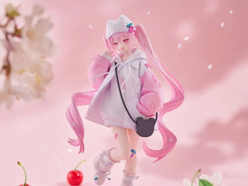 FuRyu Hatsune Miku Tenitol Petit Sakura Miku (Cool Style) Figure