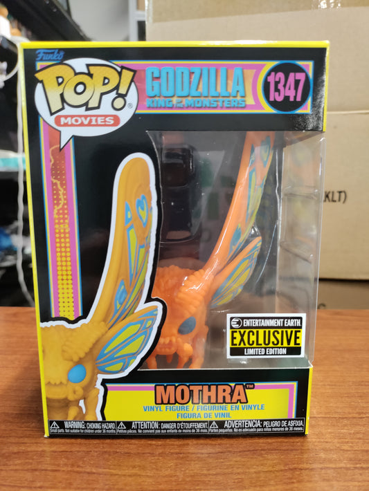 Godzilla Mothra Black Light Funko Pop EE Exclusive