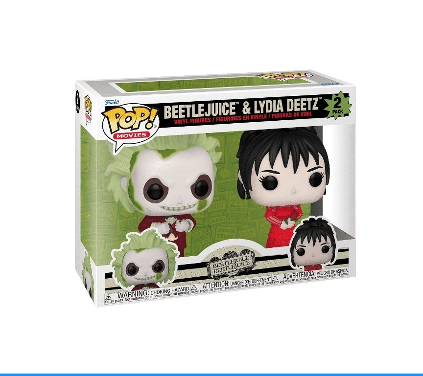 Beetlejuice Beetlejuice & Lydia 2-pack Funko Pop