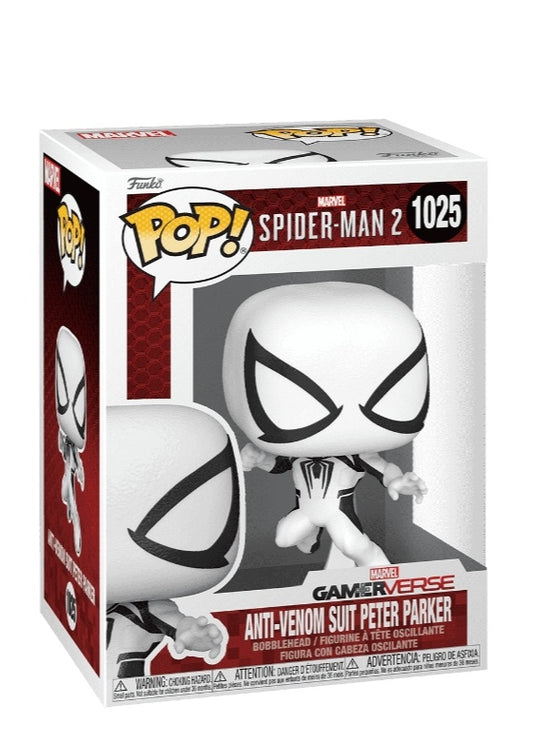 Funko Pop Marvel Spider-man 2 Anti-Venom Suit Peter Parker