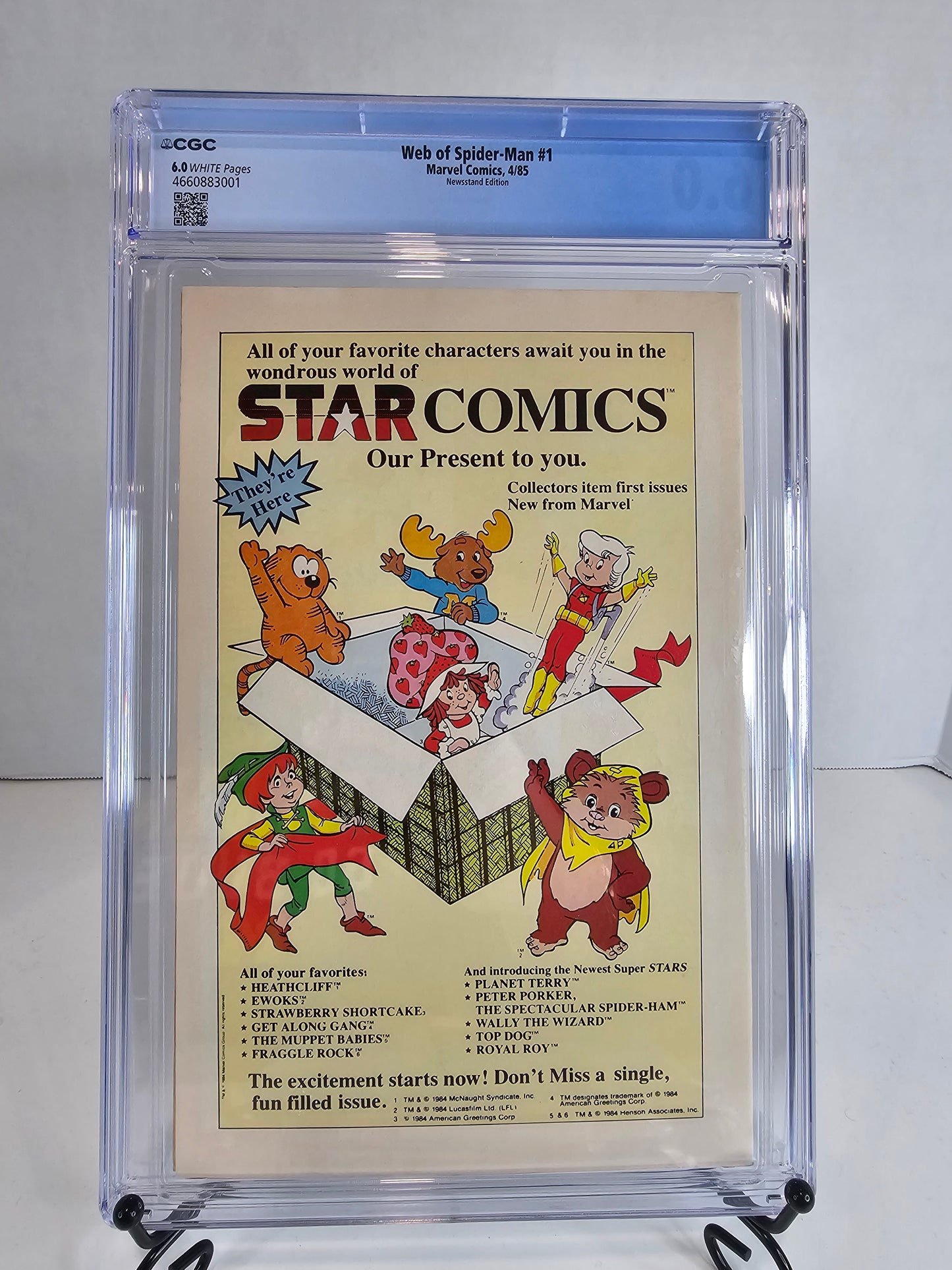 Web of Spiderman #1 Comic Book