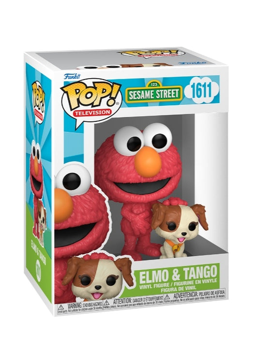 Sesame Street Elmo and Tango Funko Pop