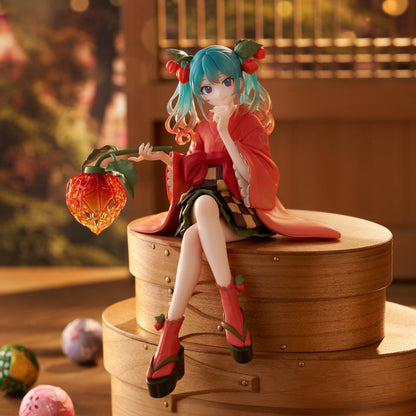Hatsune Miku Flower Fairy Winter Cherry Noodle Stopper Figure