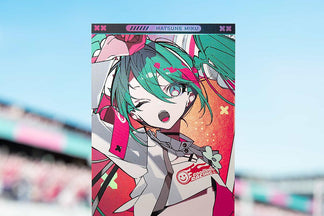 Hatsune Miku GT Project Hatsune Miku: Racing Ver. 2025 Collectible Holographic Ticket