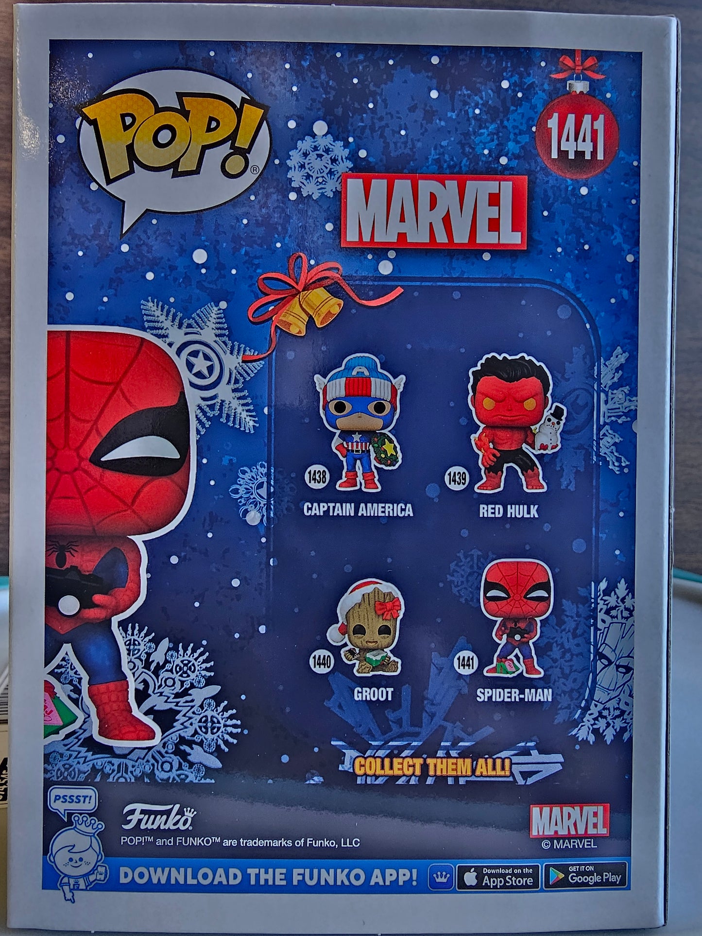 Marvel Spider-Man Christmas Funko Pop