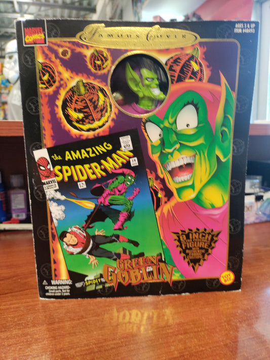 1997 Toy Biz Famous Cover The Amazing Spiderman Green Goblin Figure