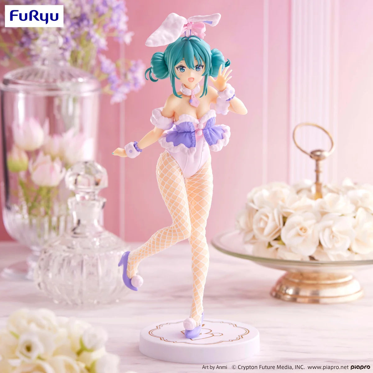 BiCute Bunnies Figure Hatsune Miku: White Rabbit Purple Color Ver.